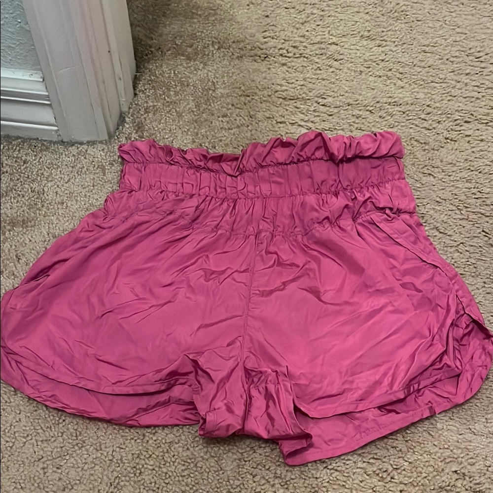 Nike Pink Athletic Shorts Lightweight Relaxed Fit